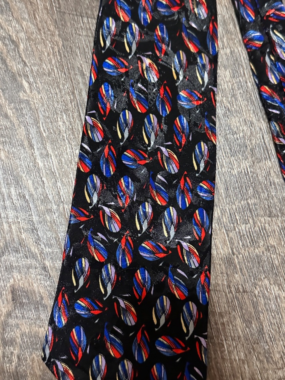 Vintage Hardy Amies Colorful Men’s Luxury Silk Necktie Made In London